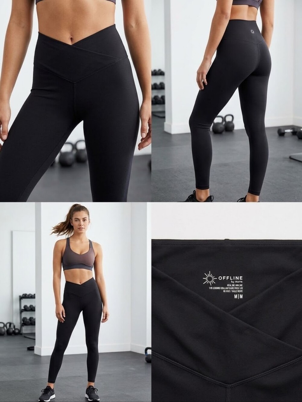 Offline by Aerie Real Me High Waisted Crossover 7/8 Legging Crossover 7/8